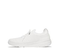 Fitflop Super-q Knit Slip-on Laced Sneakers, Zapatillas Mujer, White, 39 EU