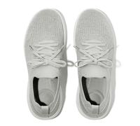 Fitflop Super-Q Knit Slip-ON - Tenis con Cordones para Mujer, Color Gris ártico/Plateado, Talla 8 de Reino Unido, Gris ártico y Plateado, 42 EU