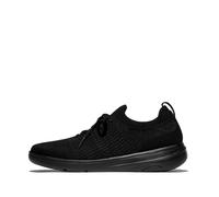 Fitflop Super-q Knit Slip-on Laced Sneakers, Zapatillas Mujer, Black, 40 EU