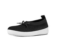 Fitflop - ÜBERKNIT TM Slip-ON Ballerina with Bow - Black CO - Women - 5