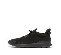 Fitflop Vitamin Ffx Mens Knit Sports Sneakers, Zapatillas Hombre, Negro/Gris, 42 EU