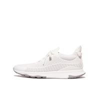 FitFlop Vitamin Ffx-Zapatillas Deportivas de Punto para Hombre, Urban White Tiptoe Grey, 42 EU