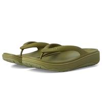 Fitflop Relieff Recovery Toe-Post Sandals, Sandalia Mujer, Olive, 41.5 EU Ancho