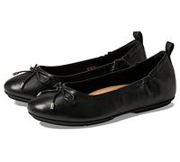 Fitflop Women's Allegro Bow Leather Ballet Pumps Flat, Black, 41 EU