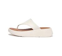 FitFlop F Mode Flatform Toe Post, Sandalia Mujer, Marrón (Light Tan), 37 EU