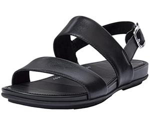 Fitflop Women's Graccie Sandal Leather, negro, 36 EU