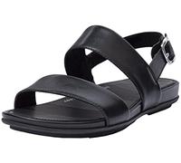 Fitflop graccie Sandal Leather, Mujer, Schwarz, 37 EU