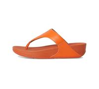 Fitflop Women's Lulu Leather Toepost Sandal, Satsuma, 43 EU