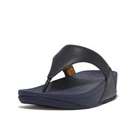 Fitflop Lulu-Puntera de Piel, Chanclas Mujer, Deepest Blue, 40 EU