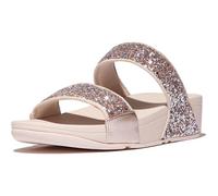 Fitflop Women's Lulu Multi-Tonal Glitter Slides Sandal, Pink, 41 EU