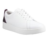 FitFlop Zapatillas Deportivas de Cuero Rally Diseño Cristal para Mujer (FS11683