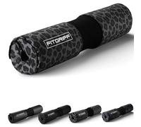 Fitgriff® Almohadilla Barra Gimnasio con Funda, Protector Acolchado de Hip Thrust y Sentadillas para Cuello, Barbell Pad Squat - Accesorios para Gym (Leopard)