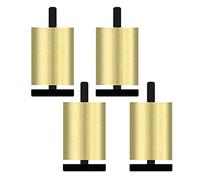 FITIOS Patas de sofá for Muebles, 4 Piezas Ajustables, Patas Metal for gabinetes, Mesa aleación Aluminio, Repuesto for, for refrigerador, for Lavadora, M8(Gold,25cm/9.84in)