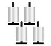 FITIOS Patas de sofá for Muebles, 4 Piezas Ajustables, Patas Metal for gabinetes, Mesa aleación Aluminio, Repuesto for, for refrigerador, for Lavadora, M8(Silver,25cm/9.84in)
