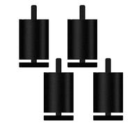 FITIOS Patas de sofá for Muebles, 4 Piezas Ajustables, Patas Metal for gabinetes, Mesa aleación Aluminio, Repuesto for, for refrigerador, for Lavadora, M8(Black,18cm/7.08in)