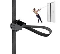 FITKIT Correas de Anclaje móviles para Puerta y Pared con múltiples Puntos Ajustables para Bandas de Resistencia, Accesorio de Entrenamiento para Gimnasio en casa, se Adapta a Puertas de 6 a 8 pies