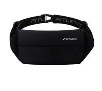 FITLETIC Ceinture Zipless UNE poche imperméable - Noir