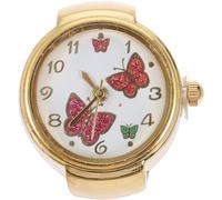 Fitlin 2 Unids Anillo Dedo Reloj Hombres Decoración for Hombres Anillo de Cristal Regalo Abeto Sus Relojes for Moda Digital Decorativo Personalidad Decorativo