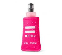 FITLY Botella Blanda 150 ml Pink - Deportiva Ideal para Correr - Botella de Hidratación para Deporte al Aire Libre - Biberón Blanda - Para Mochila de Hidratación