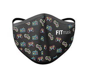 FITmask Mascarilla Reutilizable Lavable Certificada Tejido Hidrófugo Made in Spain Retro Gamer - Adulto Cabecera