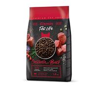 Fitmin for Life Castrate Beef | Alimento seco para gatos | Alimento completo para gatos adultos castrados | Comida completa para gatos | Nueva receta | 1,8 kg