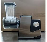 FITNATE Cortador eléctrico de verduras, rallador de queso eléctrico, rallador de queso, rallador para verduras con 5 insertos, procesador de alimentos, plata, rallador para frutas y verduras, queso