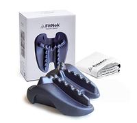 FitNek Dispositivo de tracción, relajación de cuello y hombros, estirador de cuello, alineación de columna cervical, almohada quiropráctica, masajeador de cuello
