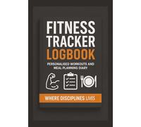 Fitness and Health Tracker Logbook: Track your fitness with this health and wellness logbook | 6 x 9 inches | 100 structured pages to record workouts, ... goals to keep you organized and motivated.