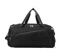 Fitness Bag, Sports Tote, Impermeable Material Adjustable Strap Lightweight Design Multiple Pockets, Travel Backpack for Yoga Baloncesto Fútbol Swimming Dormitory Students, Negro , Se référer au