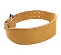 Fitness Belt with Steel Buckle, Weightlifting Belt, Cow Leather Bodybuilding Waist Protector for Squat Deadlift Pull Up Rowing, Adjustable Core Support Belt for Heavy Lifting and P