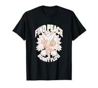 Fitness Bunny Yoga Lovers ENCUENTRA LA PAZ CONEJITO FLOW Funny Rabbit Camiseta