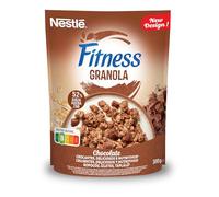 Fitness Cereales Granola Copos de Avena, Pepitas de Chocolate y Trigo Malteado - 300 gr