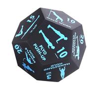 Fitness Dice - 12-Sided Workout Equipment, Exercise Training Tool | Home Fitness sprts Dice, Stretching Yoga Jumping Lunges Push Ups For Workout Routines with Compact Portable Design and Multi-exerci