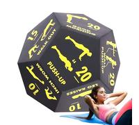 Fitness Dice, Dice Game Group, Portable Strength Training Tool, Randomized Workout Generator, Foam Material, 6-Piece Set, Ideal for Home Gym, Outdoor, Travel, Sports Team Exercise