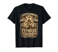 Fitness Disciplina Oración Cristiana Gimnasio Entrenamiento Culturismo Camiseta