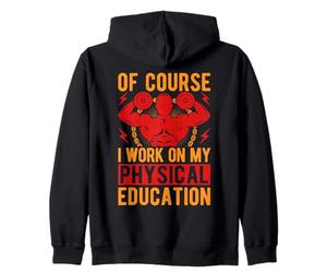 Fitness Fanatics Work On My Physical Education Gimnasio De Sudadera con Capucha