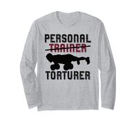 Fitness Gimnasio Entrenador Personal Trainer Torturer Manga Larga