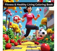 Fitness & Healthy Living Coloring Book for Teens, Adults, Fitness Enthusiasts