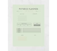 Fitness Journal & Workout Planner: Set Goals, Stay Motivated, and Achieve Your Fitness Dreams | 8”x10” with 122 Pages