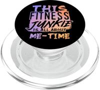 Fitness Junkie Todo sobre el Cuidado Personal y el Tiempo para mí PopSockets PopGrip para MagSafe