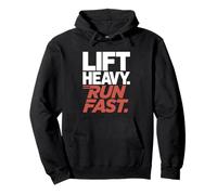 Fitness Lift Heavy Run Fast Gym Gimnasio Corredor Deportista Sudadera con Capucha