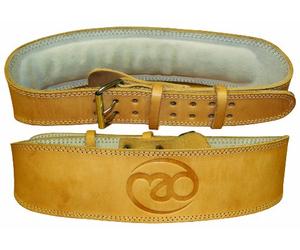 Fitness Mad FBELTPROL4-S Cinturón, Unisex Adulto, marrón, Talla Única