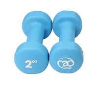 Fitness Mad Neo - Set de 2 Mancuernas / pesas de 2kg/u, color azul