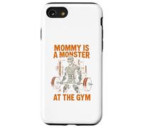 Fitness Monster Mommy is a Monster Fun - Entrenamiento Espeluznante para Mujer Carcasa para iPhone SE (2020) / 7/8