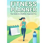 Fitness Planner: 8.5x11 Workout Log Book | 50 Pages | Exercise Tracker, Meal Log, Progress Journal & Goal Setting Notebook | Undated Gym Planner for Women & Men