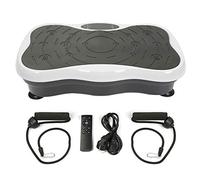 Fitness Plataforma de Vibración,Plataforma Vibratoria,Plataforma de vibración Fitness,Motor Silencioso y Altavoz Bluetooth con Control Remoto de Elásticas para Perder Peso Rápida y Relajar Músculos