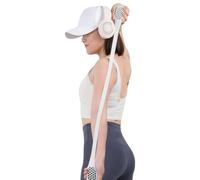 Fitness Resistance Band 2 in 1 Grip Strength Trainer, Back Workout Pull Ro