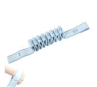 Fitness Resistance Band for Stretching and Yoga, Number Stretch Resistance Band with Clear Markings, Adjustable Bands for Full Body Stretching (Blue,#B)