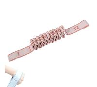 Fitness Resistance Band for Stretching and Yoga, Number Stretch Resistance Band with Clear Markings, Adjustable Bands for Full Body Stretching (Pink,#C)