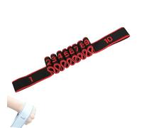 Fitness Resistance Band for Stretching and Yoga, Number Stretch Resistance Band with Clear Markings, Adjustable Bands for Full Body Stretching (Red,#B)